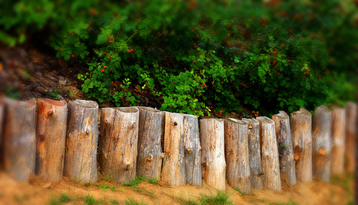 wood retaining wall ideas